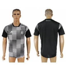 Germany Blank Black Soccer Country Jersey