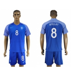 Holland #8 Afellay Away Soccer Country Jersey
