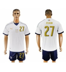 Italy #27 Perin Away Soccer Country Jersey