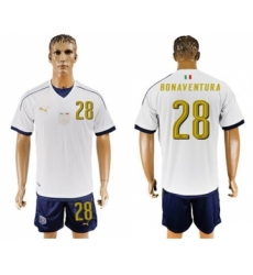 Italy #28 Bonaventura Away Soccer Country Jersey