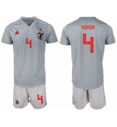 Japan #4 Honda Away Soccer Country Jersey