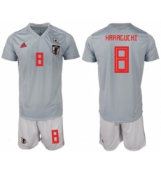 Japan #8 Haraguchi Away Soccer Country Jersey