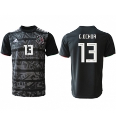 Mexico #13 G.Ochoa Black Soccer Country Jersey