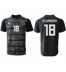 Mexico #18 A.Guardado Black Soccer Country Jersey