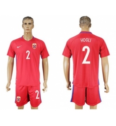 Norway #2 Hogli Home Soccer Country Jersey