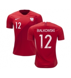 Poland #12 BIALKOWSKI Away Soccer Country Jersey