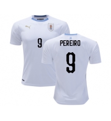 Uruguay #9 Pereiro Away Soccer Country Jersey