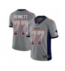 Men's New England Patriots #77 Michael Bennett Limited Navy Blue Rush Vapor Untouchable Football Jersey
