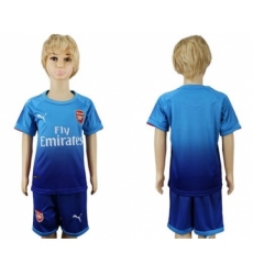 Arsenal Blank Away Kid Soccer Club Jersey