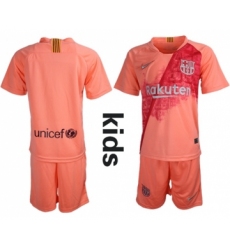 Barcelona Blank Third Kid Soccer Club Jersey