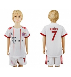Bayern Munchen #7 Ribery SEC Away Kid Soccer Club Jersey