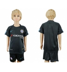 Chelsea Blank Sec Away Kid Soccer Club Jersey