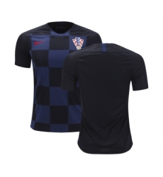 Croatia Blank Away Kid Soccer Country Jersey