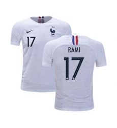 France #17 Rami Away Kid Soccer Country Jersey