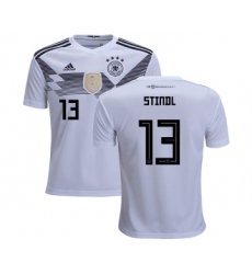 Germany #13 Stindl White Home Kid Soccer Country Jersey