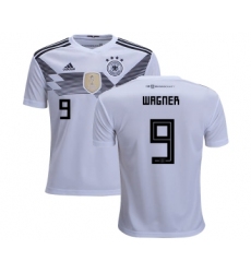 Germany #9 Wagner White Home Kid Soccer Country Jersey