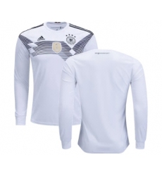 Germany Blank Home Long Sleeves Kid Soccer Country Jersey