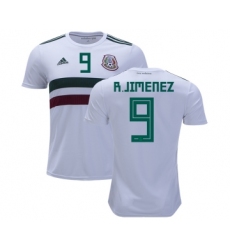 Mexico #9 R.Jimenez Away Kid Soccer Country Jersey