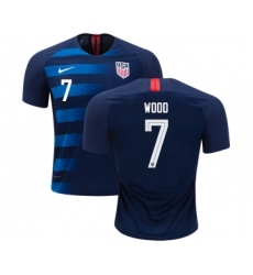 USA #7 Wood Away Kid Soccer Country Jersey