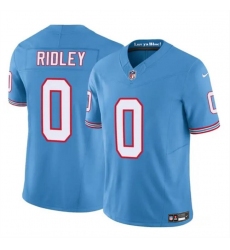 Men's Tennessee Titans #0 Calvin Ridley Blue 2023 F.U.S.E. Throwback Limited Football Stitched Jersey