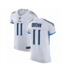 Men's Tennessee Titans #11 A.J. Brown White Vapor Untouchable Elite Player Football Jersey