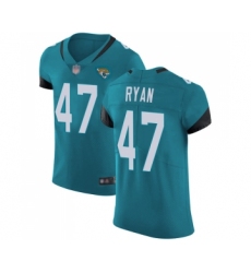 Men's Jacksonville Jaguars #47 Jake Ryan Teal Green Alternate Vapor Untouchable Elite Player Football Jersey