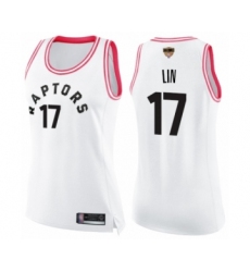Women's Toronto Raptors #20 Jodie Meeks Swingman Black 2019 Basketball Finals Bound Jersey - City Edition