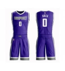 Men's Sacramento Kings #0 Trevor Ariza Authentic Purple Basketball Suit Jersey - Icon Edition