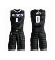 Men's Sacramento Kings #0 Trevor Ariza Swingman Black Basketball Suit Jersey Statement Edition