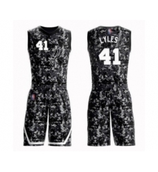 Women's San Antonio Spurs #41 Trey Lyles Swingman Camo Basketball Suit Jersey - City Edition