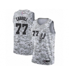 Youth San Antonio Spurs #77 DeMarre Carroll White Swingman Jersey - Earned Edition