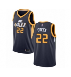 Women's Utah Jazz #22 Jeff Green Swingman Navy Blue Basketball Jersey - Icon Edition