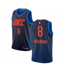 Youth Oklahoma City Thunder #8 Danilo Gallinari Swingman Navy Blue Basketball Jersey Statement Edition