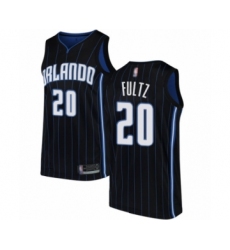 Men's Orlando Magic #20 Markelle Fultz Authentic Black Basketball Jersey Statement Edition