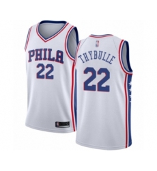 Men's Philadelphia 76ers #22 Mattise Thybulle Authentic White Basketball Jersey - Association Edition