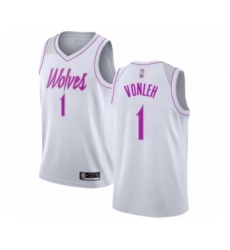 Youth Minnesota Timberwolves #1 Noah Vonleh White Swingman Jersey - Earned Edition