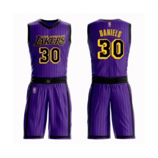 Women's Los Angeles Lakers #30 Troy Daniels Swingman Purple Basketball ...