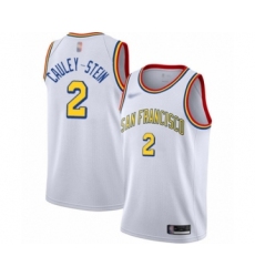 Men's Golden State Warriors #2 Willie Cauley-Stein Authentic White Hardwood Classics Basketball Jersey - San Francisco Classic Edition