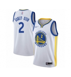 Women's Golden State Warriors #2 Willie Cauley-Stein Swingman White Basketball Jersey - Association Edition