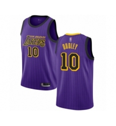 Women's Los Angeles Lakers #10 Jared Dudley Swingman Purple Basketball Jersey - City Edition