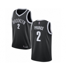 Youth Brooklyn Nets #2 Taurean Prince Swingman Black Basketball Jersey - Icon Edition