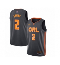 Youth Orlando Magic #2 Al-Farouq Aminu Swingman Charcoal Basketball Jersey - 2019-20 City Edition