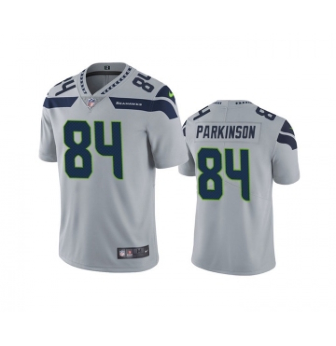Men's Seattle Seahawks #84 Colby Parkinson Gray Vapor Untouchable Limited Stitched Jersey