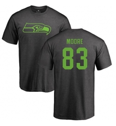 NFL Nike Seattle Seahawks #83 David Moore Ash One Color T-Shirt