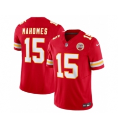 Men's Kansas City Chiefs #15 Patrick Mahomes Red 2023 F.U.S.E. Vapor Untouchable Limited Stitched Jersey