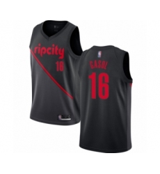 Women's Portland Trail Blazers #16 Pau Gasol Swingman Black Basketball Jersey - 2018 19 City Edition