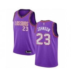 Women's Phoenix Suns #23 Cameron Johnson Swingman Purple Basketball Jersey - 2018 19 City Edition