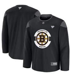 Men's Boston Bruins Black 2024-25 Home Team Practice Stitched Hockey Jersey