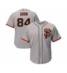 Youth San Francisco Giants #84 Melvin Adon Authentic Grey Road 2 Cool Base Baseball Player Jersey