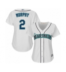 Women's Seattle Mariners #7 Marco Gonzales Authentic Grey Road Cool Base Baseball Player Jersey